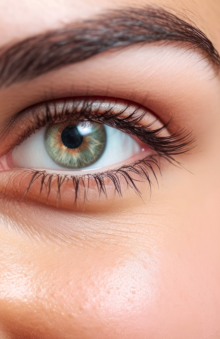 Joli oeil gauche d une femme avec jolie paupieres blepharoplastie | Dr Souad Debache Evreux